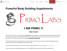 Tablet Screenshot of primolabs.biz
